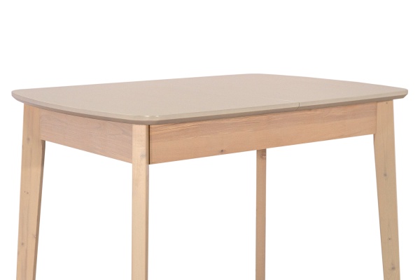 Стол раздвижной с овальной крышкой выбеленная береза