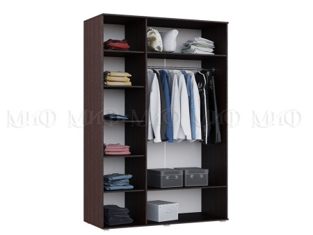 Шкаф 3-х Створчатый Нонна Ш-1500хВ-2236хГ-524 мм/Разные Цвета