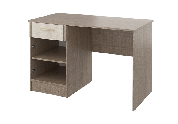 Стол компьютерный Юта крослайн карамель / латте