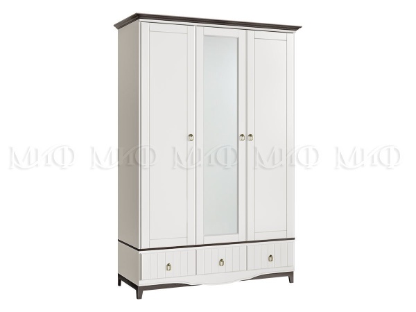 Шкаф 3-х Створчатый Виолетта МДФ (Ш-1450 мм x Г-560 мм х В-2135 мм)