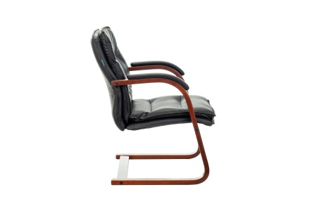 Кресло Бюрократ T-9927WALNUT-AV черное